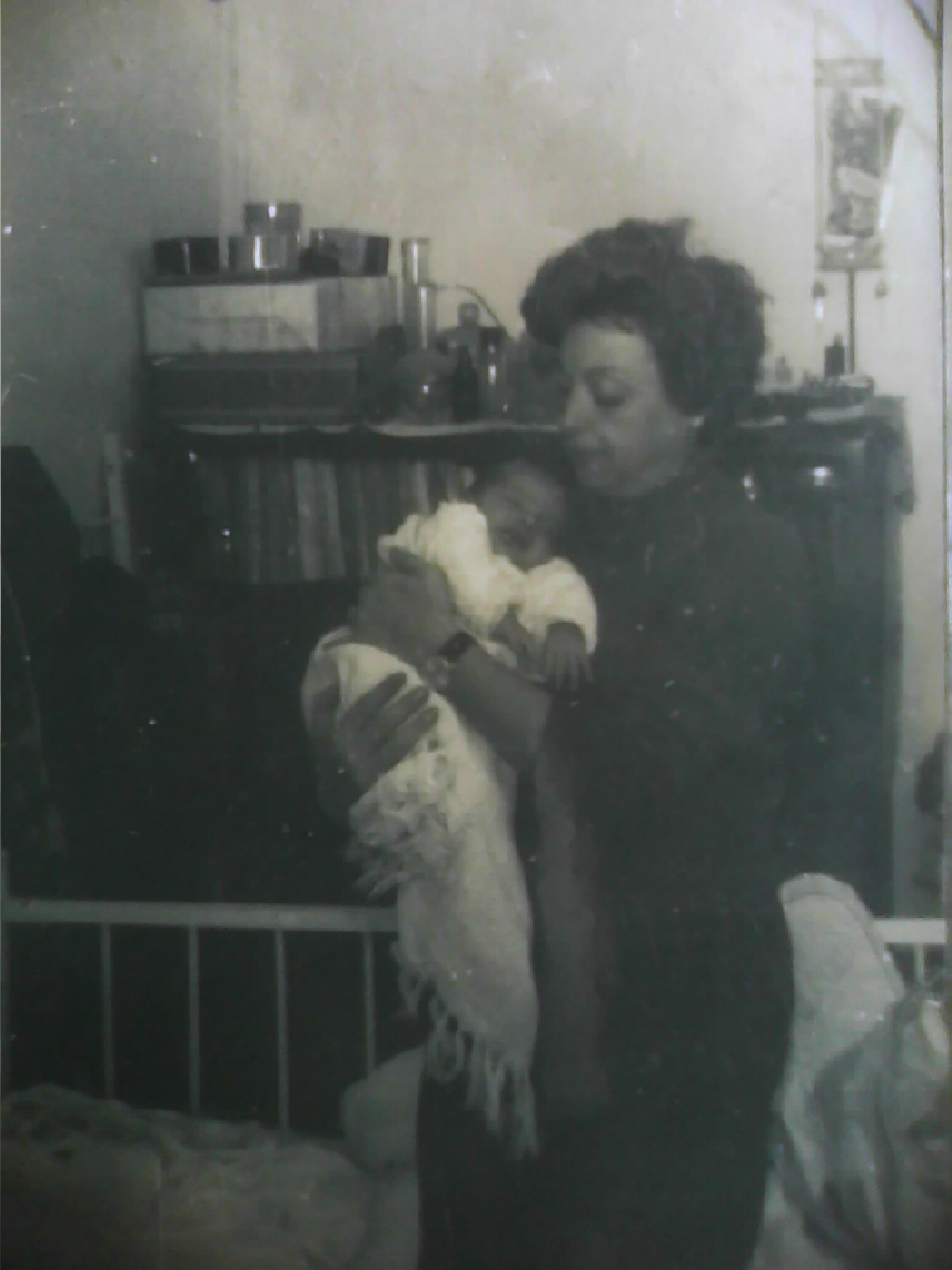 Marisa Bay with her grandson Louis Hannibal Nez