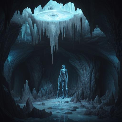 Vurian representation of Hermofrolote beneath the ice