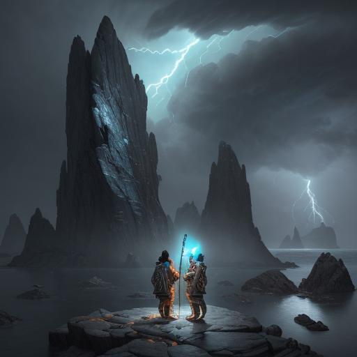 Vurian beneath the storms of Plomvuria